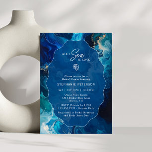 Invitation Tout ce que je vois est Amour Fête de Fiançailles 