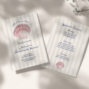 Invitation Tout ce que je vois est Amour Rose Navy Enterremen