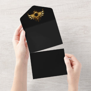 Invitation Tout En Un Ailes de Steampunk