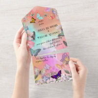 Ailes Whimsical : Mariage de papillon aquarelle
