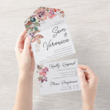 Aquarelle romantique Mauve Blush