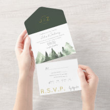 Arbres Nature Classique / Moderne Mariage Combo In