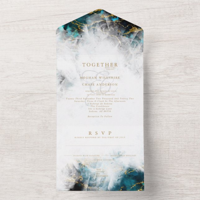 Invitation Tout En Un Belle géode de cristal d'apatite (À l'intérieur)