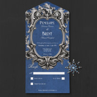Bleu gothique Moody Victorian Frame No Dinner