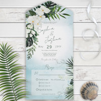 Boho Tropical Green Diner Aqua Moderne