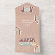 Bundle Joy Peace Muted Diaper Raffle