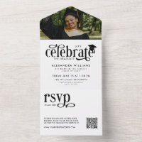 Célébrez le diplômé Photo QR RSVP