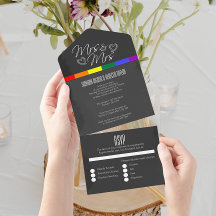 Chalkboard mariage doodle coeurs Mme et Mme