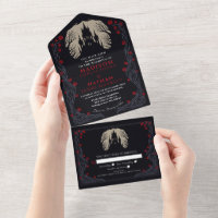 Château gothique Floral Halloween Mariage