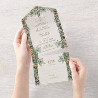 Columbine Vintage tout en un Mariage Art Nouveau