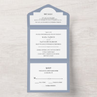 Couture élégante | Dusty Blue Mariage