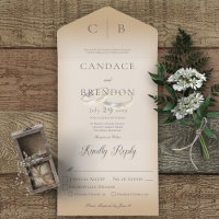 Dîner Tan Moderne mariage Rings