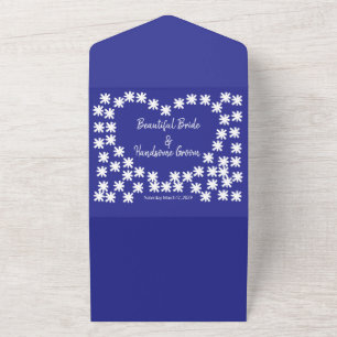 Invitation Tout En Un Élégant Patriotique moderne 4 juillet Mariage