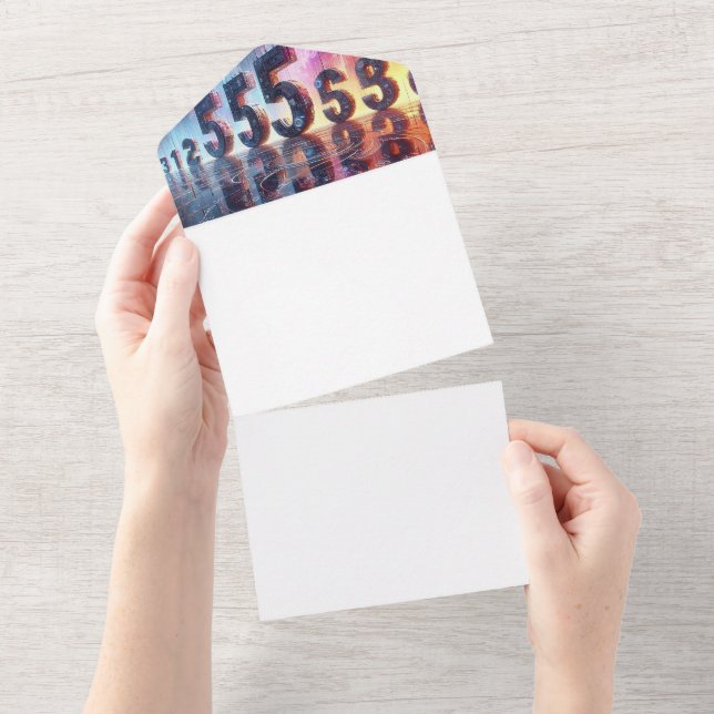 Invitation Tout En Un Faites votre propre (Déchirure)