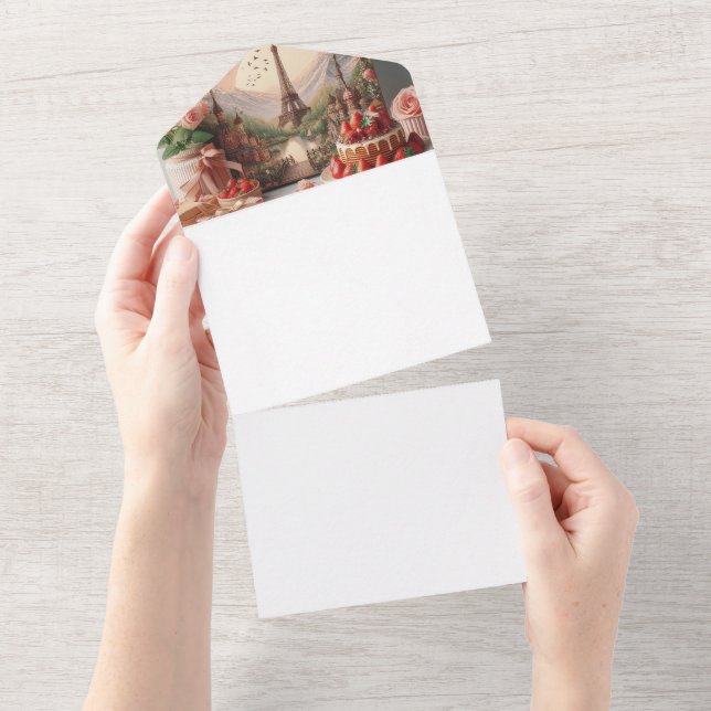 Invitation Tout En Un Faites votre propre (Déchirure)