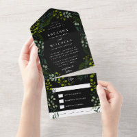 Fern Eucalyptus Mariage noir