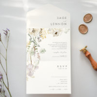 Fleur sauvage Whimsical Phoque Sceau Et Envoyer