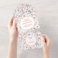 Fleurs d'été scandinaves Mariage Boho moderne
