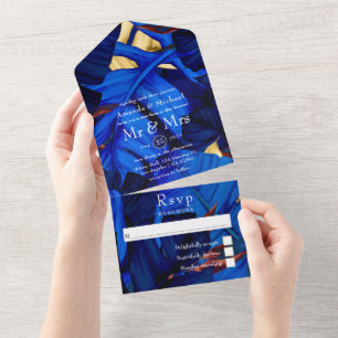 Invitation Tout En Un Forêt exotique