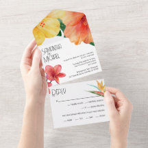 Glam Modern Tropical Chic Mariage