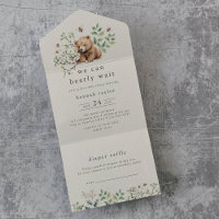 HANNAH Vintage Baby shower de rousseur de laine de