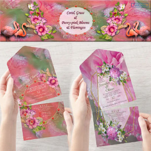 Invitation Tout En Un Imaginaire hivernal neige en un seul mariage Invit