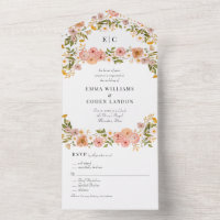 Joli mariage de jardin fleuri bohème
