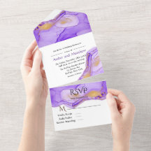Lavender Lilac Mariage d'encre d'alcool tout en un