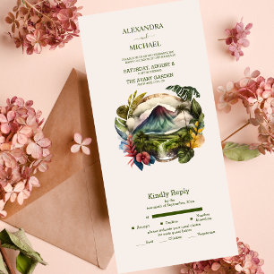 Invitation Tout En Un Mariage de destination tout compris à Costa Rica à