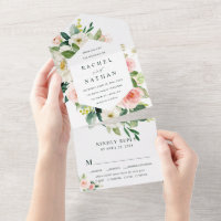 Mariage d'hexagone à fleurs blanches