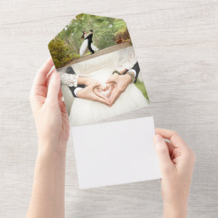 Invitation Tout En Un mariage d'invitation