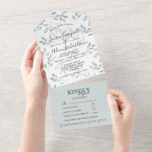 Mariage Eucalyptus vert Sage rustique