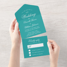 Mariage sarcelle Écriture élégante Calligraphie Bl