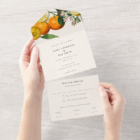 Mariage vintage de fruits de citron d'agrumes