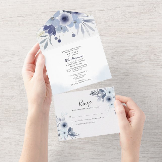 Invitation Tout En Un Niko  (Déchirure)