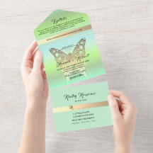 Or moderne et Mariage vert