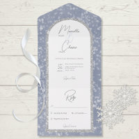 Parties scintillant moderne Dusty Blue & Silver Ne