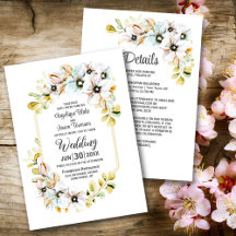 Tout en un Pastel Floral Mariage