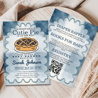 Invitation Tout En Un Petit Gâteau Arc-En-Ciel Ruban Gingham