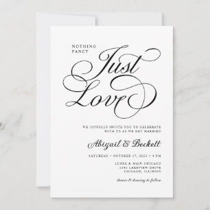Invitation Tout En Un Rien De Fantaisie Juste Amour Mariage