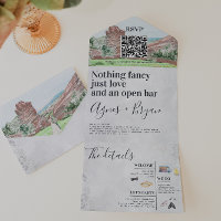 Rustic Red Rock Mariage du Colorado