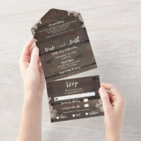 Rustique Grange Bois & dentelle Romantique Mariage