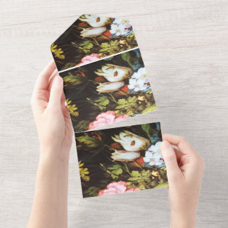 Invitation Tout En Un tasse fleurs de marguerite