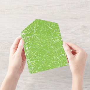 Invitation Tout En Un Texture Vert Citron Grunge