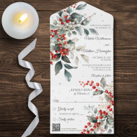 Tournoi d'hiver Holly et Snowflakes avec code QR