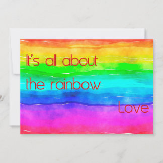 Invitation Tout sur The Rainbow Love 03