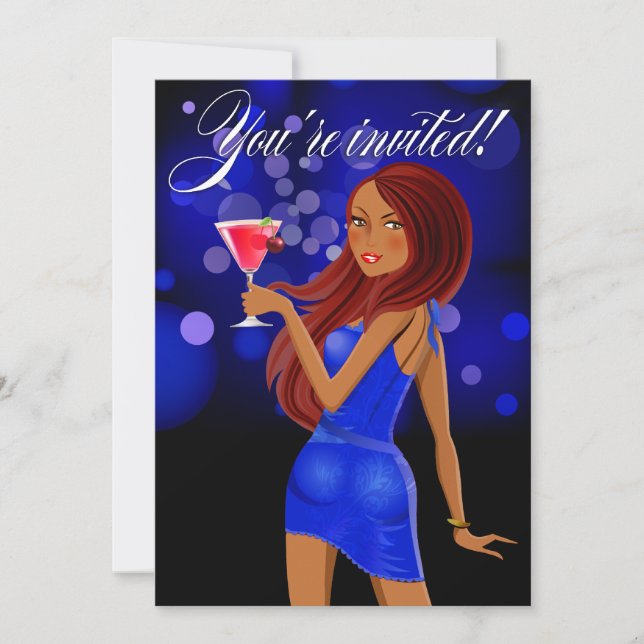 Invitation Toute célébration de parti dans un but quelconque  (Devant)