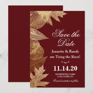 Invitation TOUTE COULEUR - Mariage de automne Enregistrer la 