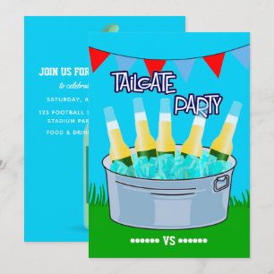 Invitation Toute fête de pré-match personnalisable