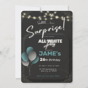Invitation Toute l'invitation d'anniversaire surprise affaire